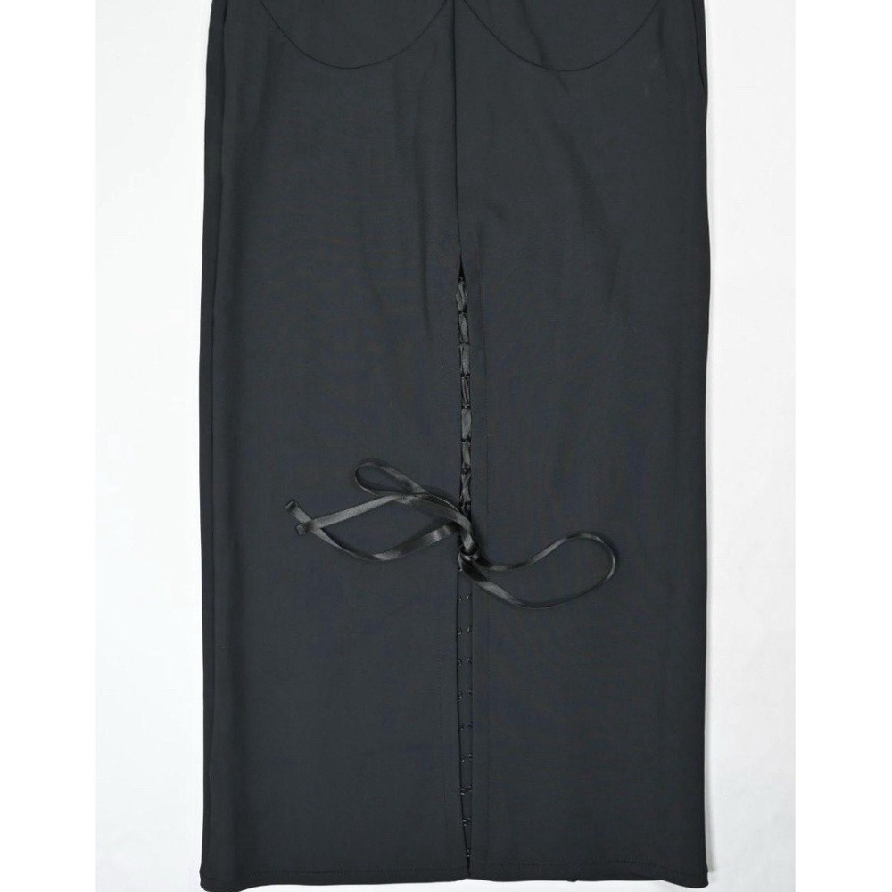 Khy x Dilara Findikoglu Fitted Halter Dress in Black XS KYLIE JENNER - Picture 5 of 13